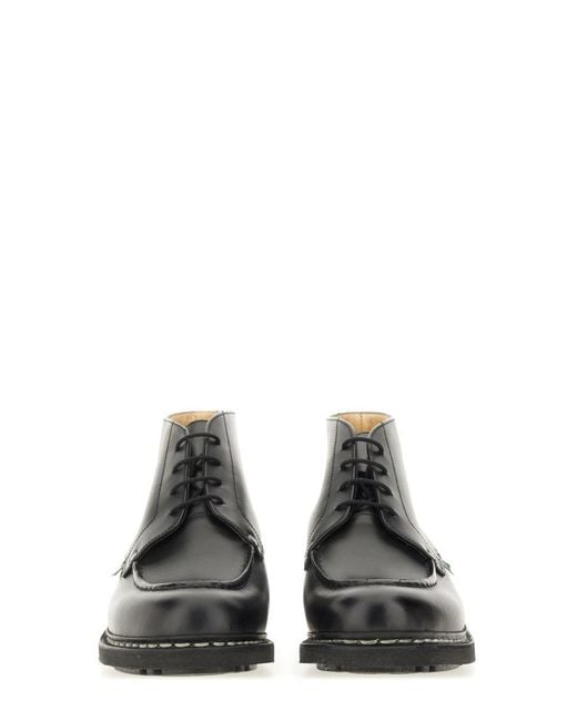 Paraboot Black Leather Boot for men