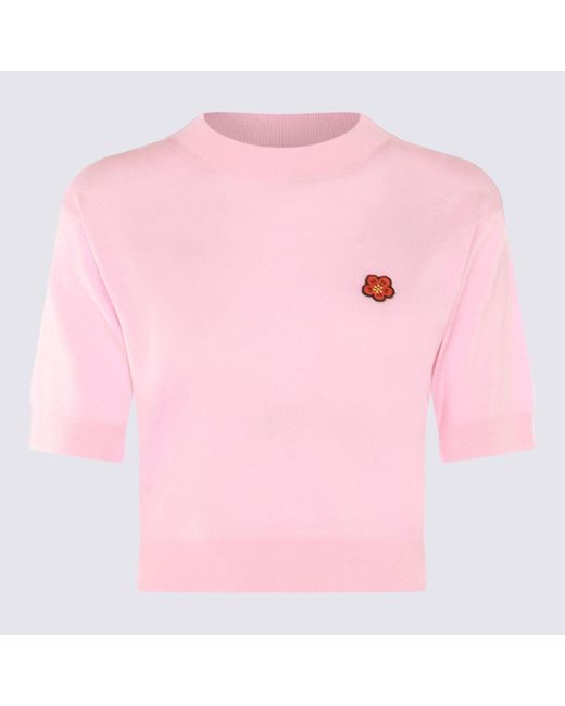 KENZO Faded Pink Wool Jumper