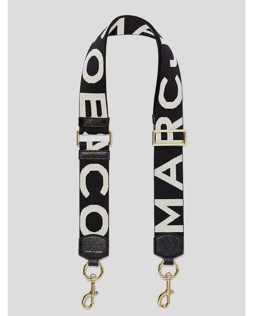 Marc Jacobs White Branded Shoulder Strap
