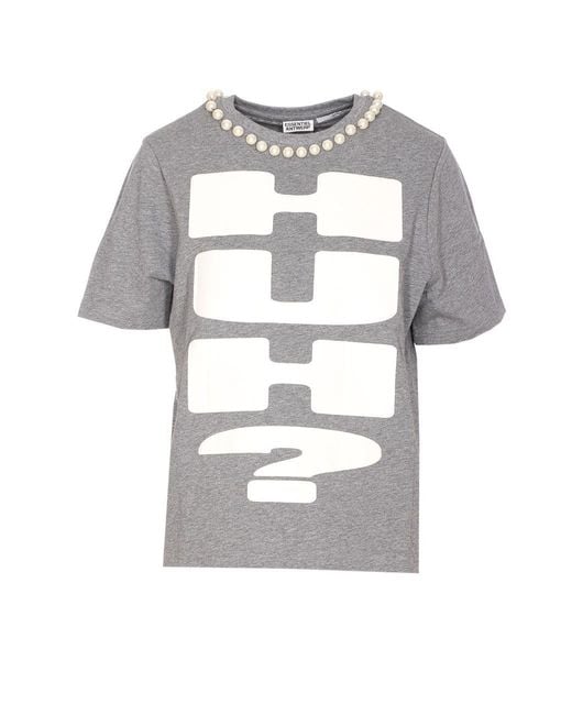Essentiel Antwerp Gray T-Shirts And Polos