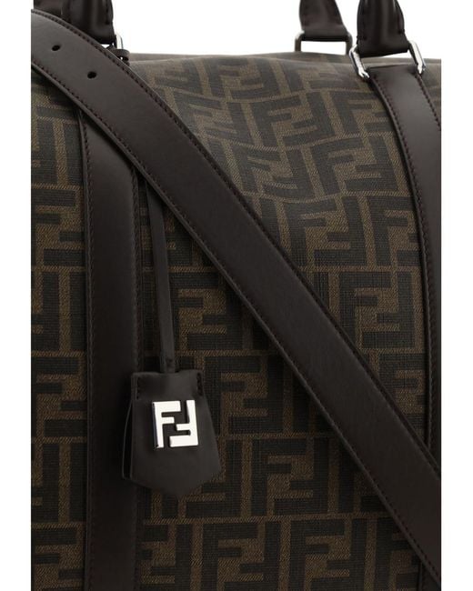 Fendi Black Travel Bags for men