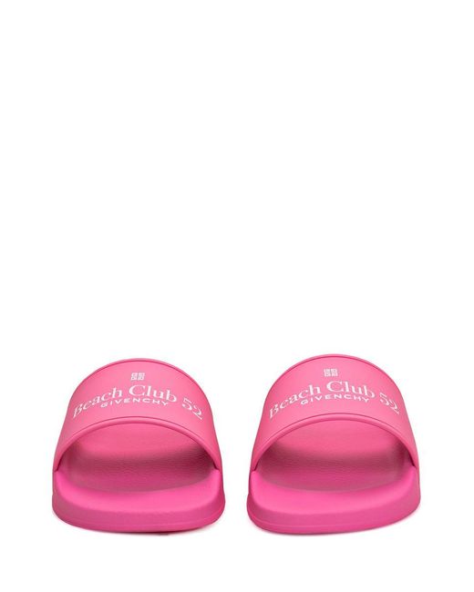 Givenchy Pink Slipper With Print