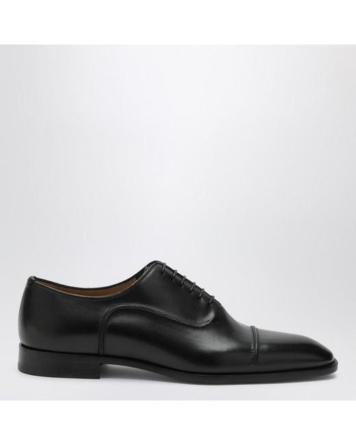 Christian Louboutin Black Greggo Lace-up Shoes for men