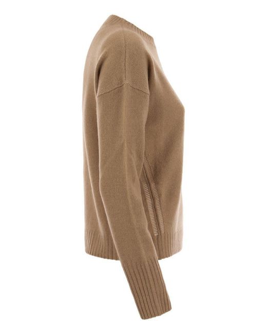 Max Mara Studio Brown Alinda - Cashmere Yarn Sweater