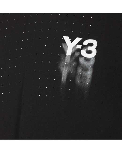 Y-3 Black Y-3 T-shirts And Polos for men