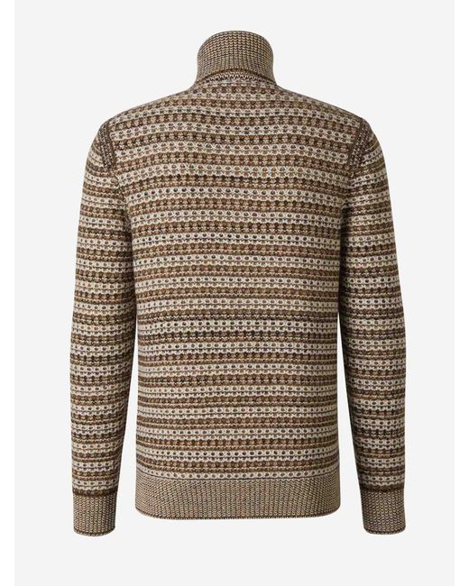 Loro Piana Multicolor Mancora Cashmere Sweater for men