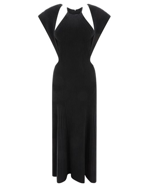 Chloé Black Sleeveless Maxi Dress With Cut-Out Details