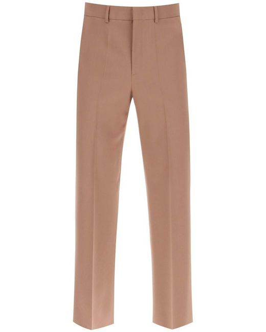 Valentino Brown Wool Pants for men