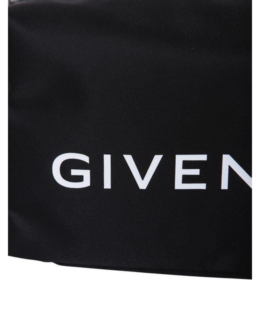 Givenchy Black Nylon Gzip Puoche for men