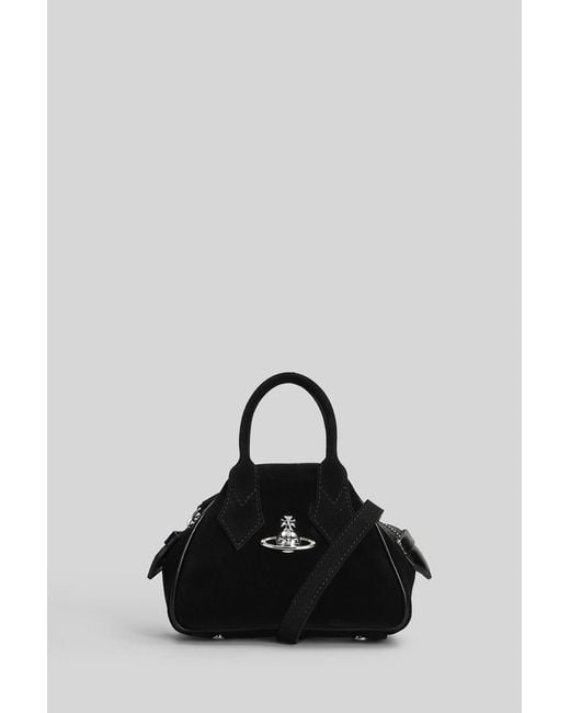 Vivienne Westwood Black Yasmine Mini Shoulder Bag