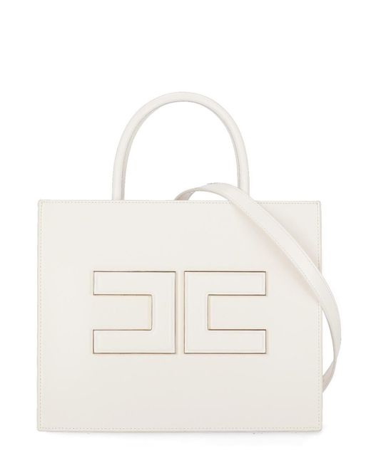Elisabetta Franchi White Bags.. Ivory