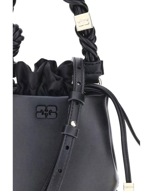 Ganni Black Bucket Bags