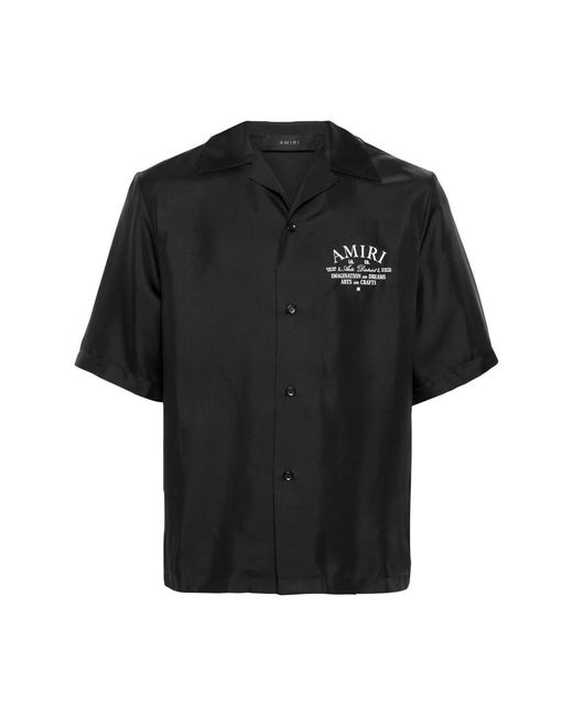 Amiri Black Short Sleeve Shirts for men