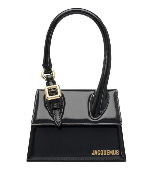 Jacquemus Black "le Chiquito" Handbag With Buckle