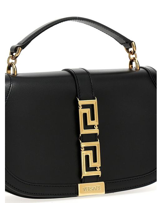 Versace Black Greca Hand Bags