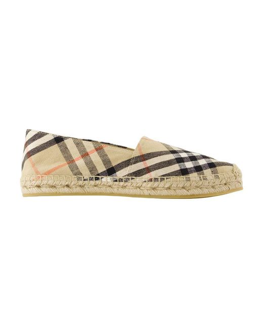 Burberry Natural Lf Mews Espadrilles
