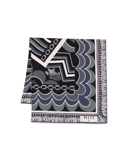 Emilio Pucci Black Scarves