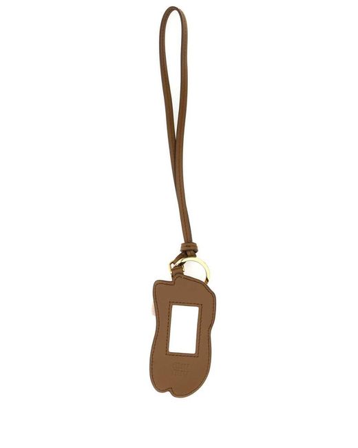 Miu Miu Metallic Key Tag