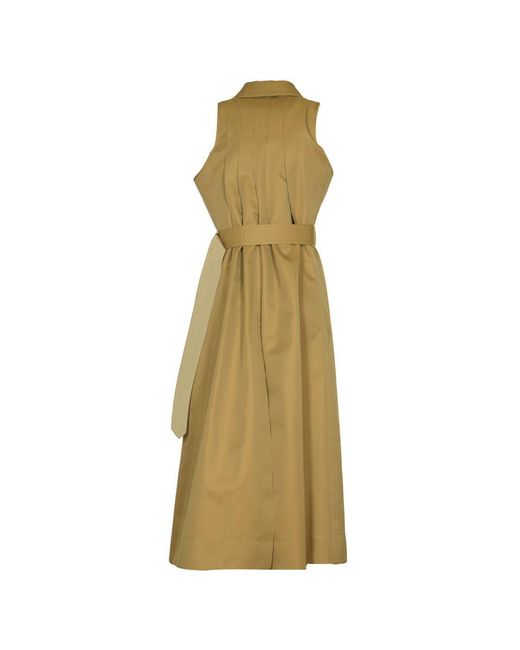 Sacai Natural Dresses Beige