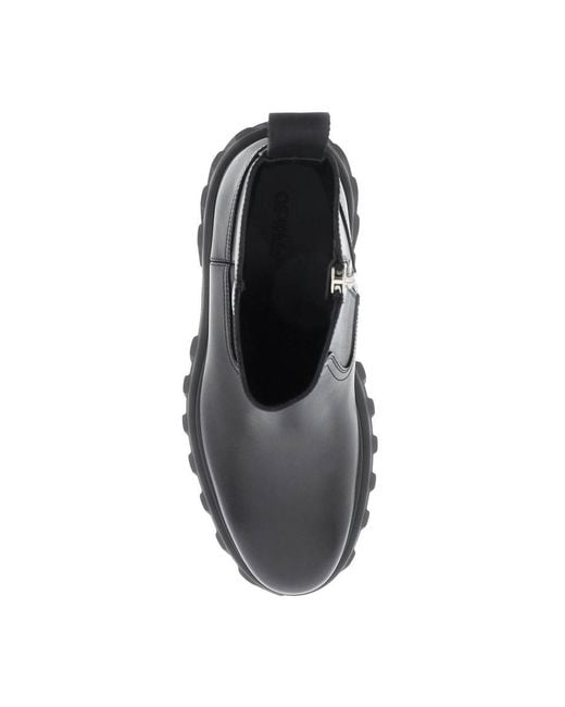 Off-White c/o Virgil Abloh Black Off- Exploration Motor Ankle Boots, , 100% Rubber for men