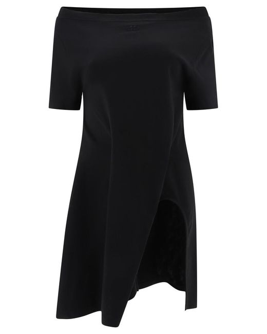 Courreges Black Asymmetric Dress