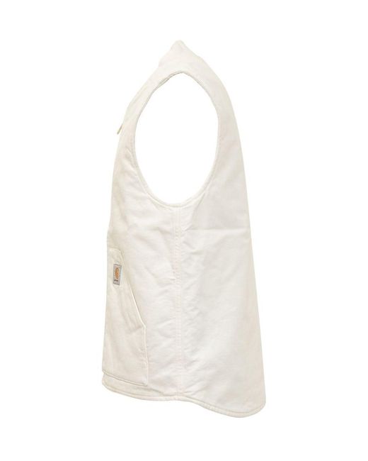 Carhartt White 'Classic' Vest for men