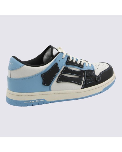 Amiri Blue Leather Sneakers for men