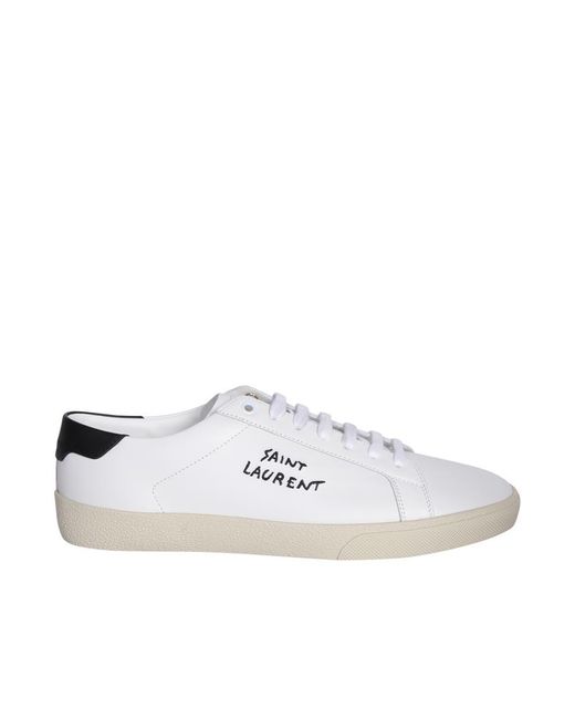 Saint Laurent White Sneakers for men