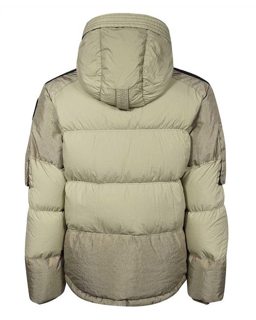Parajumpers Green Tomcat Hooded Down Jacket for men