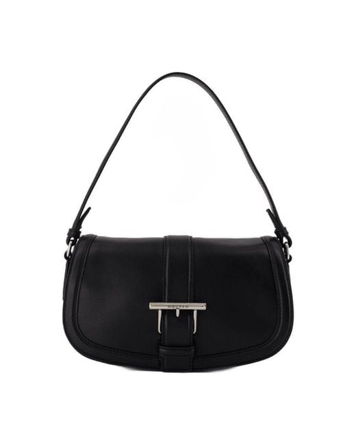 McQueen T-Bar Satchel Purse in Black | Lyst
