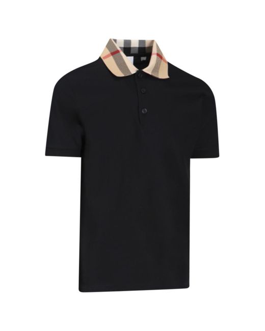 Burberry Black T-Shirts And Polos for men