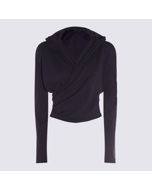 Add Dark Blue Cotton Knitwear
