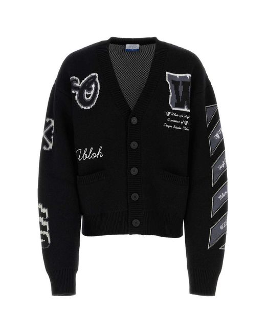 Off-White c/o Virgil Abloh Black Off- Sweaters for men