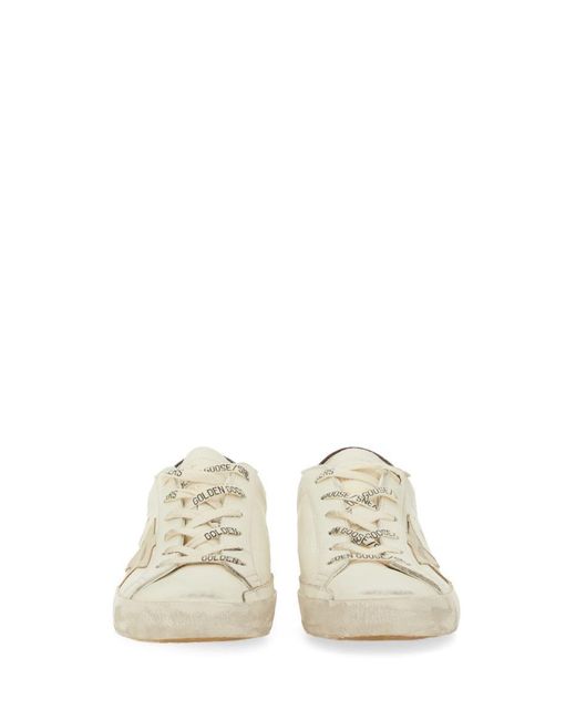 Golden Goose Deluxe Brand White "Super Star" Sneaker