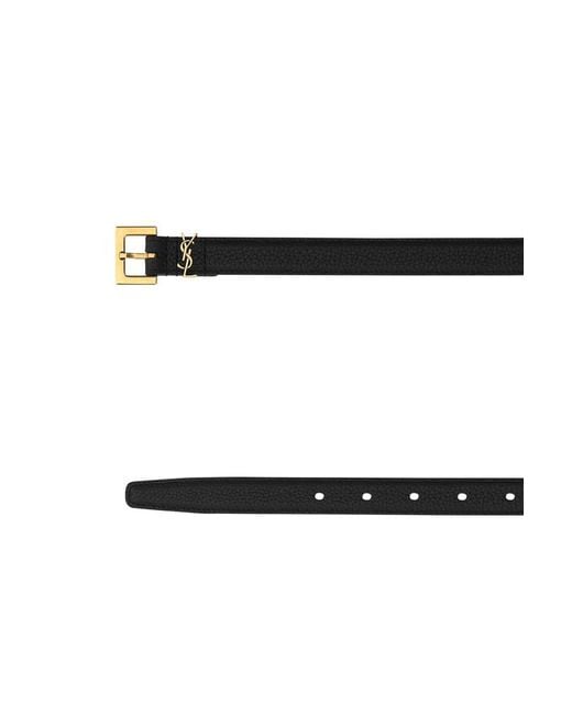 Saint Laurent Black Belts for men
