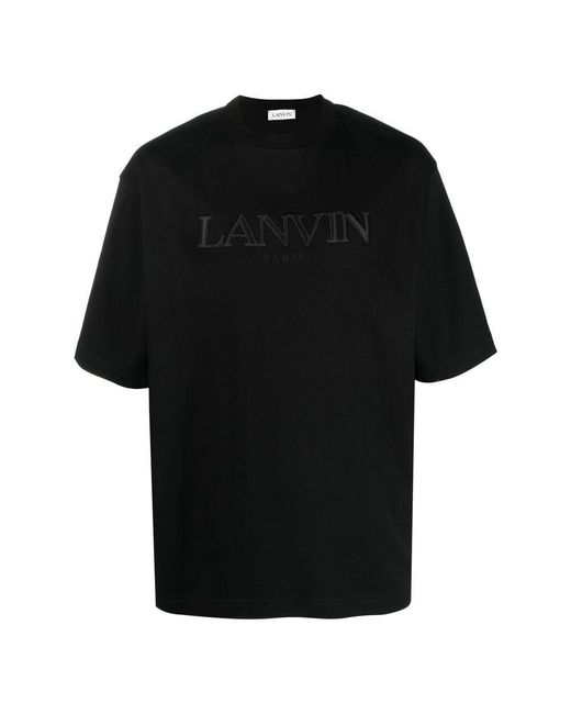 Lanvin Black T-shirts for men