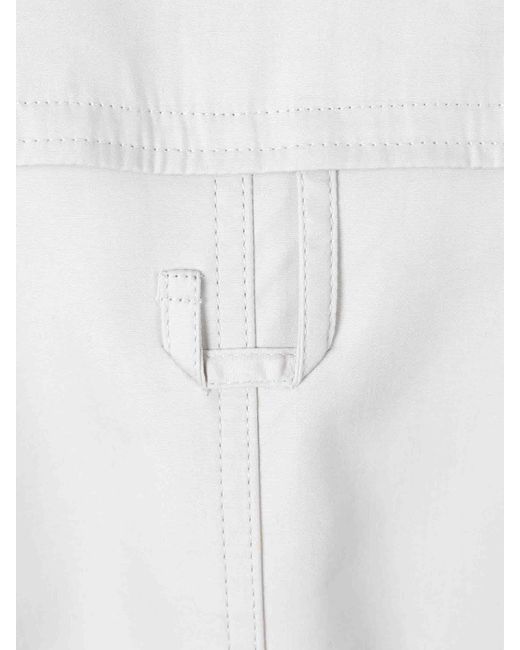 Jacquemus White Gabardine Le Trench Citta