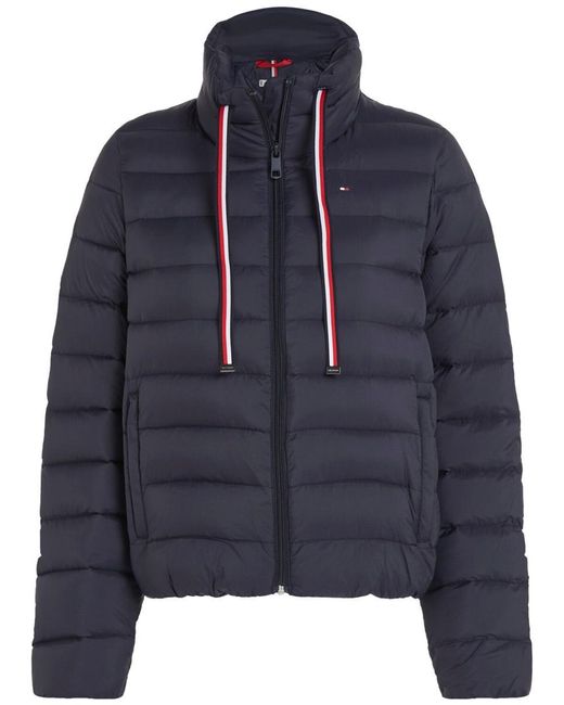 Tommy Hilfiger Blue Packable Lw Down Gs Jacket