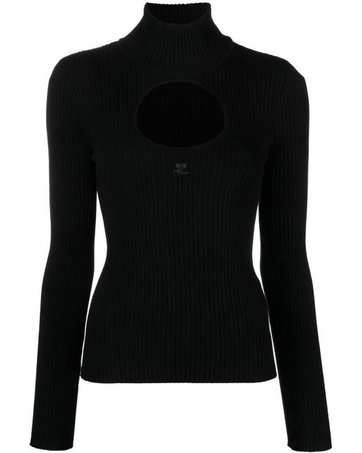 Courreges Black Courreges Sweaters
