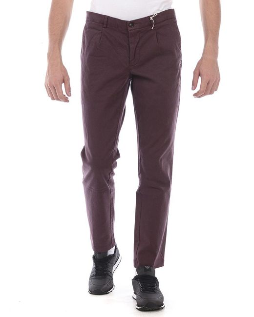Daniele Alessandrini Purple Jeans Trouser for men