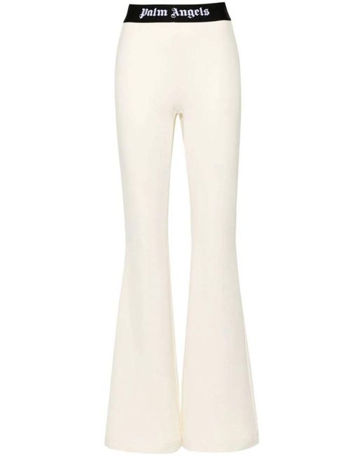 Palm Angels White Trousers