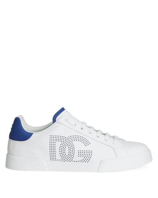 Dolce & Gabbana Blue Portofino Sneakers for men