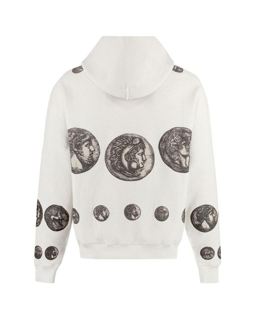 Dolce & Gabbana White Jersey Sweatshirt for men