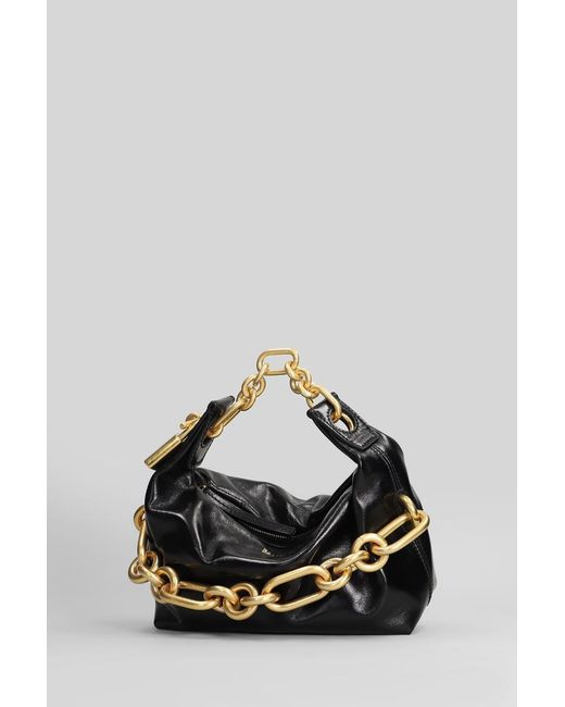Balmain Black Sync Mini Shoulder Bag
