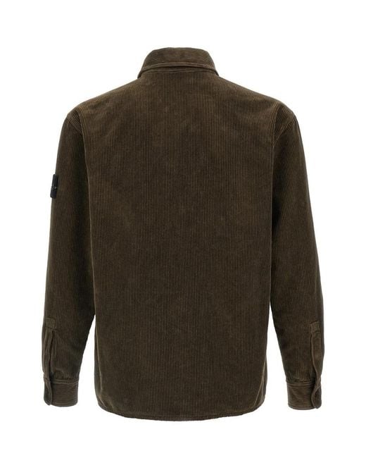 Stone Island Brown Shirts for men