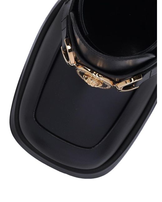 Versace Blue High-heeled Shoe