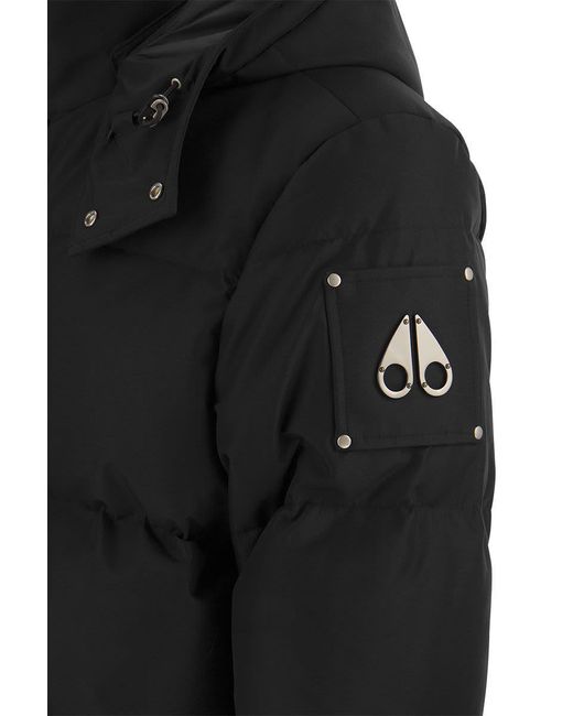Moose Knuckles Black Cloud 3q - Hooded Jacket for men