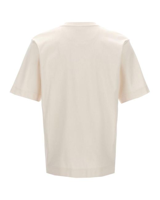 Fendi White 'Attrezzi' T-Shirt for men