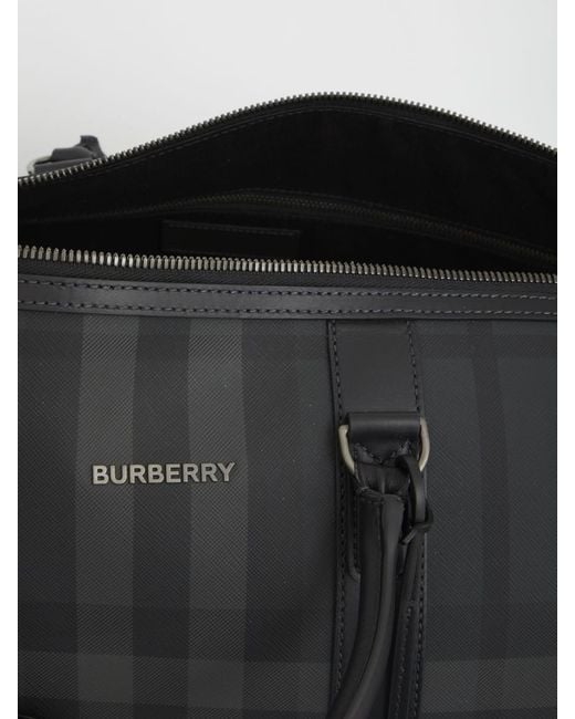 Burberry Black Boston Duffle Bag for men