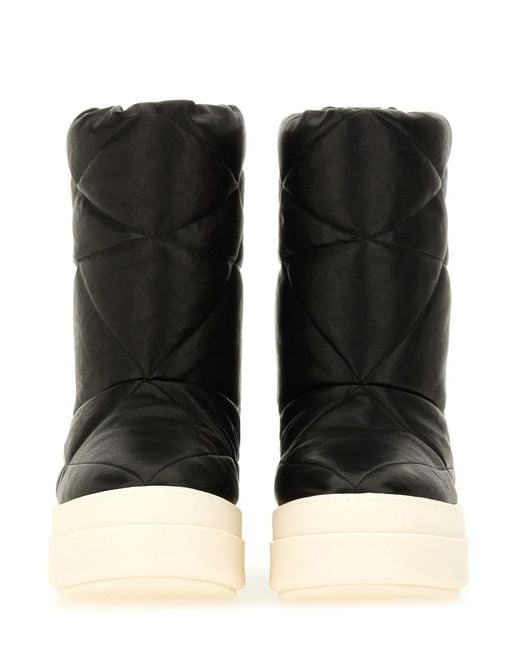 Rick Owens Black Boot "Mega Bumper Lunar" for men
